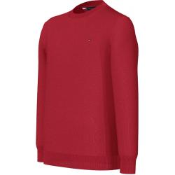 TOMMY HILFIGER - PULL EN COTON BIO ET SOIE COL RAS-DU-COU