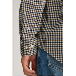 CHEMISE REGULAR FIT EN SERGE VICHY