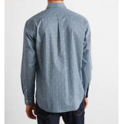 CHEMISE EN POPELINE AVEC MICRO-MOTIFS