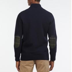 PULL BARBOUR HOLDEN A DEMI-FERMETURE ECLAIR