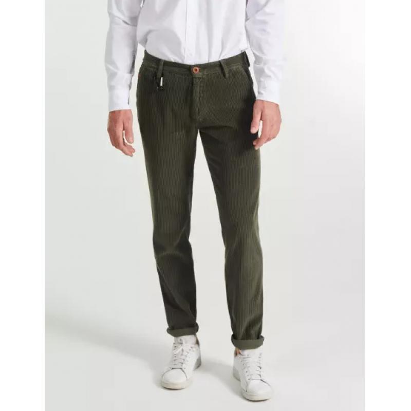 CHINO KAKI EN VELOURS ANTOINE