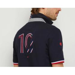 MAILLOT BLEU FONCE A LOGO N°10