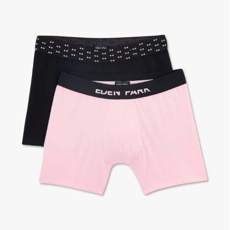 PACK DE 2 BOXERS UNI ET DETAILS NOEUDS PAPILLON