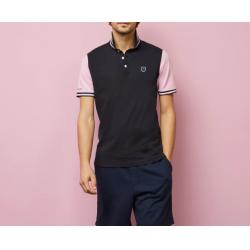 POLO COLOR-BLOCK A LOGO ECUSSON