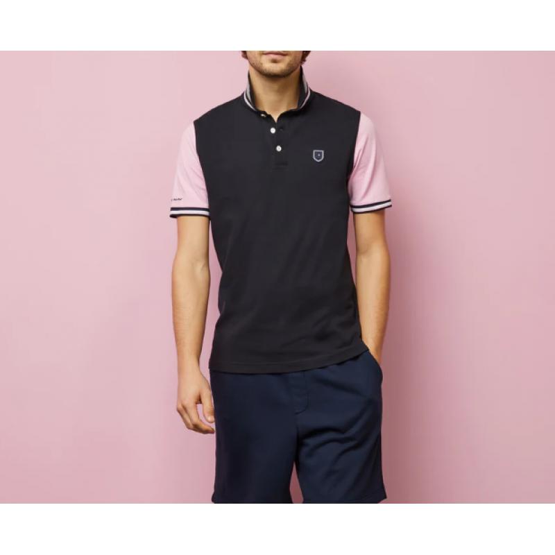 POLO COLOR-BLOCK A LOGO ECUSSON