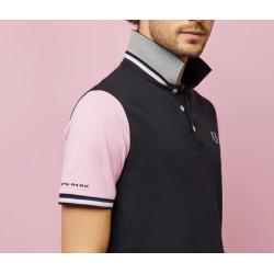 POLO COLOR-BLOCK A LOGO ECUSSON