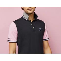 POLO COLOR-BLOCK A LOGO ECUSSON