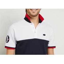 POLO COLOR-BLOCK AVEC BRODERIE N°10