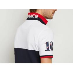 POLO COLOR-BLOCK AVEC BRODERIE N°10