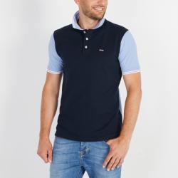 POLO BIOLORE AVEC DETAILS CONTRASTES