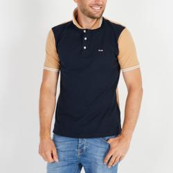 POLO BIOLORE AVEC DETAILS CONTRASTES