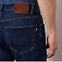 JEAN REGULAR EN COTON STRETCH BLEU