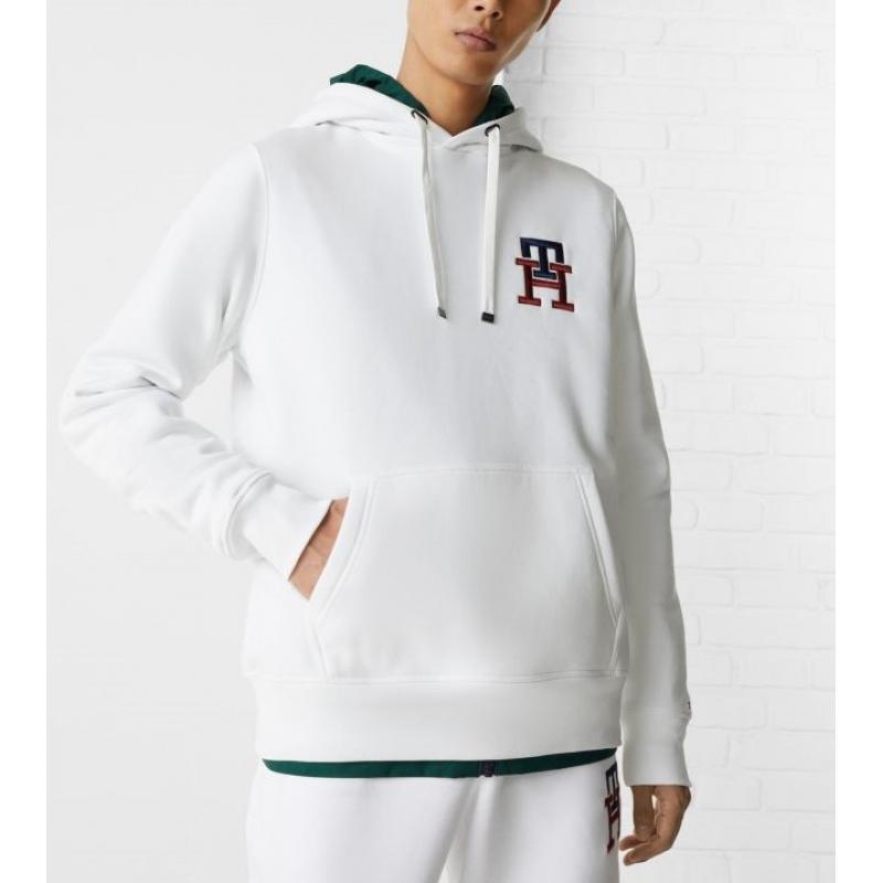 SWEAT À CAPUCHE ESSENTIAL BRODÉ TH MONOGRAM