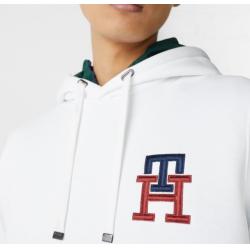 SWEAT À CAPUCHE ESSENTIAL BRODÉ TH MONOGRAM