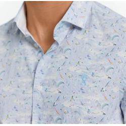 CHEMISE CLOVIS AVEC COTON IMPRIME CERFS-VOLANTS