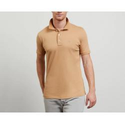POLO EN COTON PIMA PIQUE AVEC COL RAYE