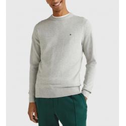 PULL EN COTON ET CACHEMIRE À COL RAS-DU-COU TH MONOGRAM