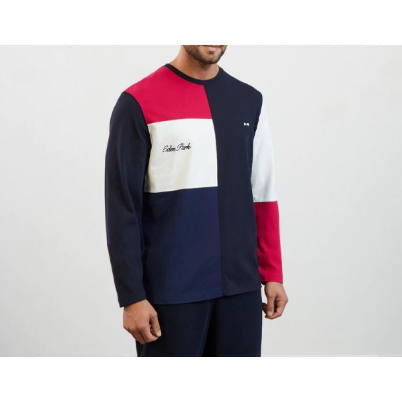 T-shirt bleu blanc rouge coupe du monde 2023 avec broderie dos