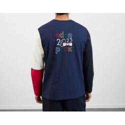 T-shirt bleu blanc rouge coupe du monde 2023 avec broderie dos