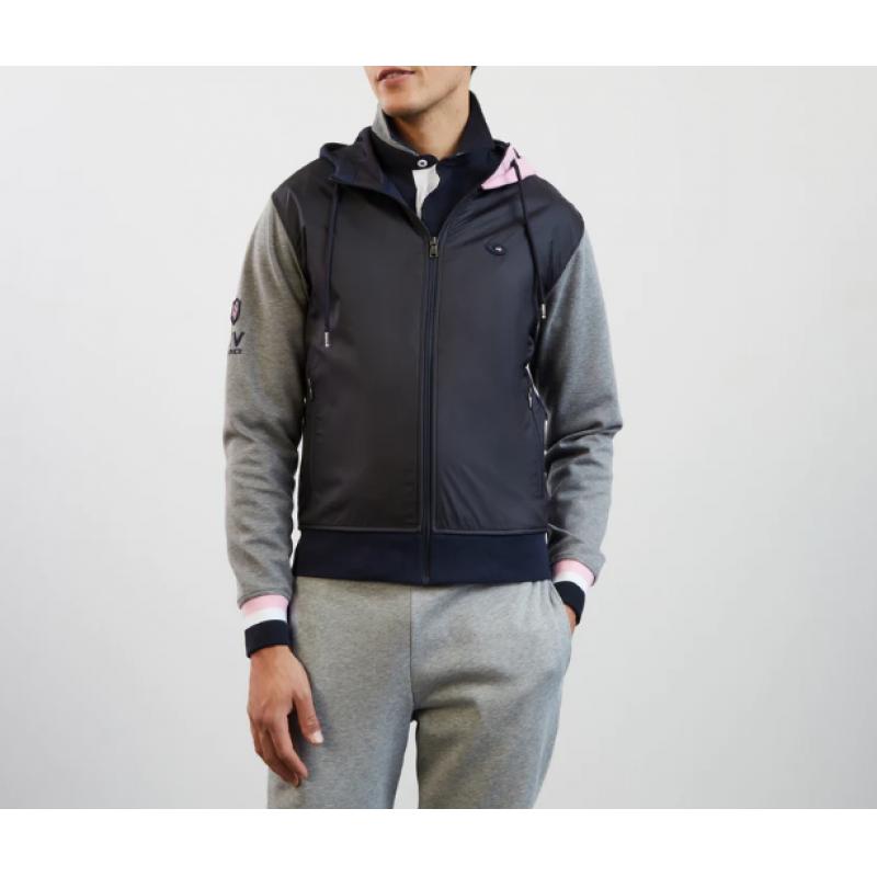 Sweat tricolore zippé XV de France