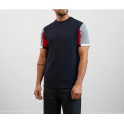 T-shirt tricolore avec broderie N°10 dans le dos