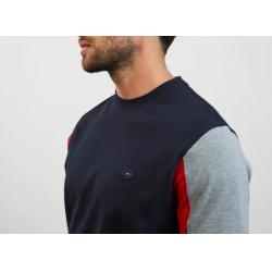 T-shirt tricolore avec broderie N°10 dans le dos