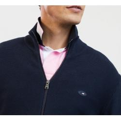 Cardigan XV de France avec le dos tricolore