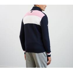 Cardigan XV de France avec le dos tricolore