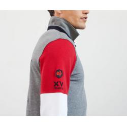 Maillot de rugby manche tricolore XV de France