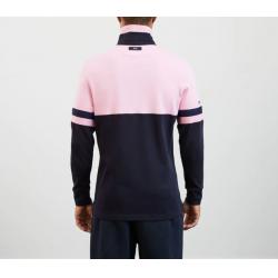 Maillot de rugby color block bicolore