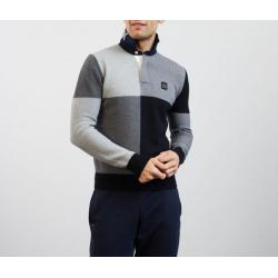 Pull col polo en maille