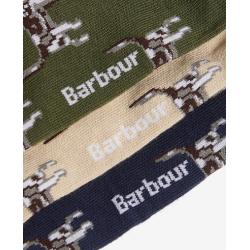 Coffret chaussettes Barbour motif chien