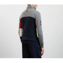 Pull tricolore avec broderie XV de France  