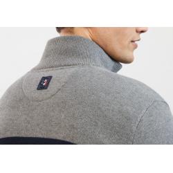 Pull tricolore avec broderie XV de France  