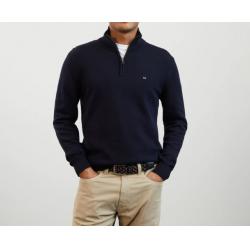 Pull col camionneur en coton laine 