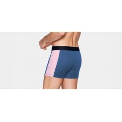 Boxer colorblock bleu foncé