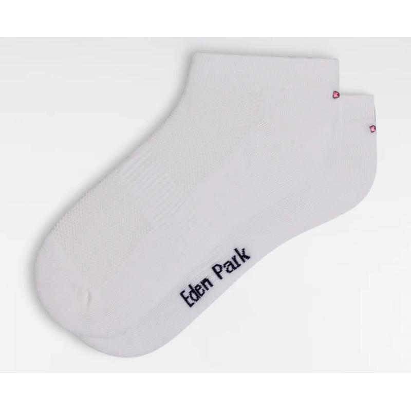 Chaussettes en coton stretch mélangé blanches