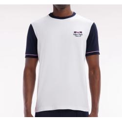 T-shirt bicolore en coton...