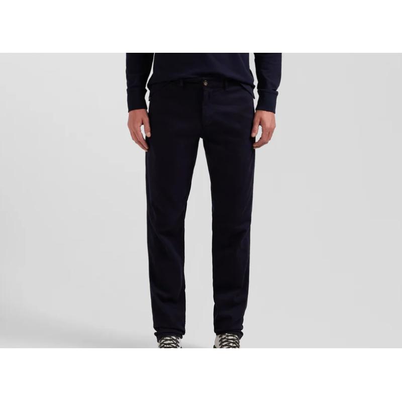 EDEN PARK- Pantalon chino en piqué de coton stretch et modal coupe Regular EDEN PARK- Pantalon chino en piqué de coton stretch et modal coupe Regular