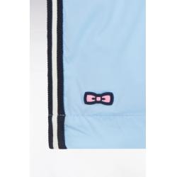 Maillot de bain ciel à détails tricolores