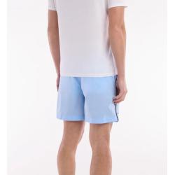 Maillot de bain ciel à détails tricolores
