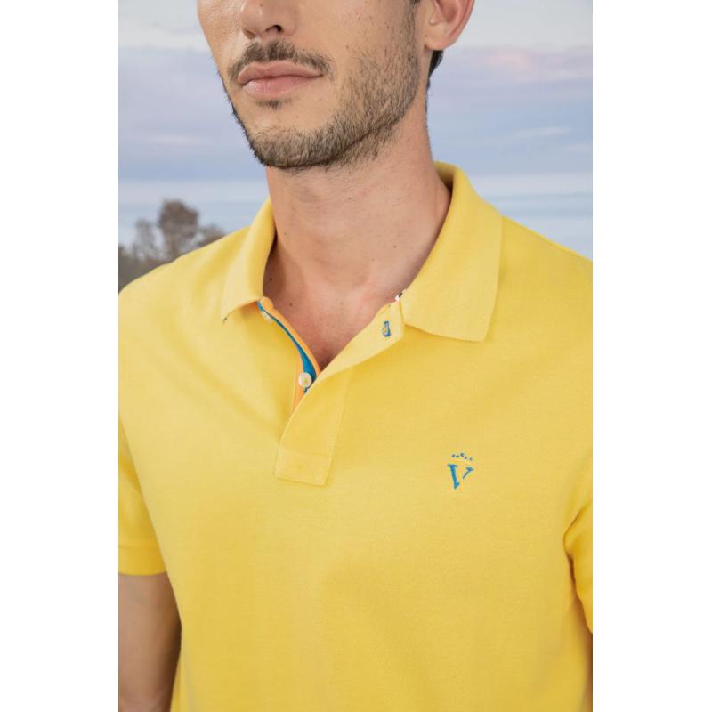 VICOMTE A. - POLO PIQUÉ À MANCHES COURTES