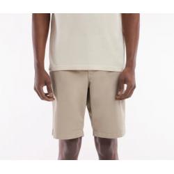 Bermuda chino en coton stretch coupe droite