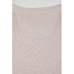 EDEN PARK - Pull col rond en laine et coton coupe Regular