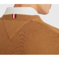 TOMMY HILFIGER - PULL EN COTON ET CACHEMIRE À COL EN V