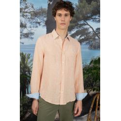 VICOMTE A. - CHEMISE SLIM LÉGÈRE 100% Lin