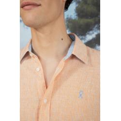 VICOMTE A. - CHEMISE SLIM LÉGÈRE 100% Lin