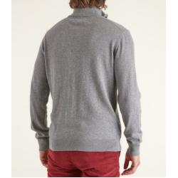 VICOMTE A. - Pull col montant demi zip