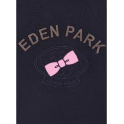 EDEN PARK - Maillot manches longues en coton cerclé broderie dos coupe Regular