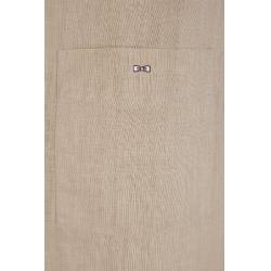 Chemise en lin unie coupe droite